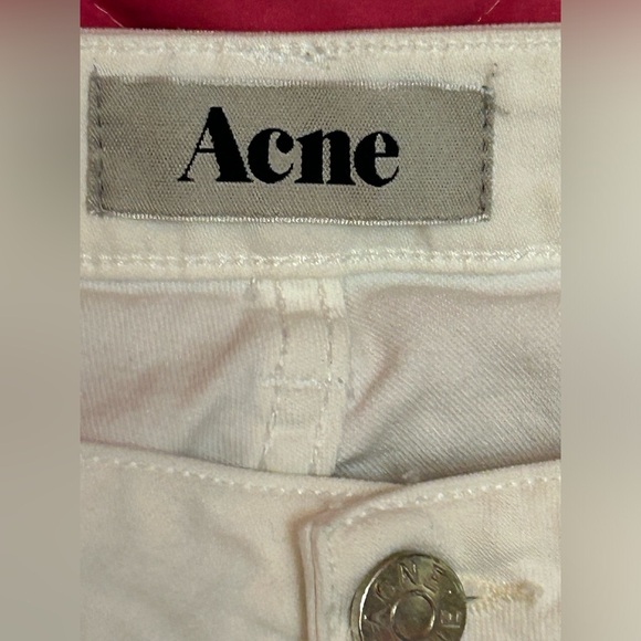 ACNE STUDIOS JEANS size 29/34 Men’s straight leg white - Picture 6 of 10